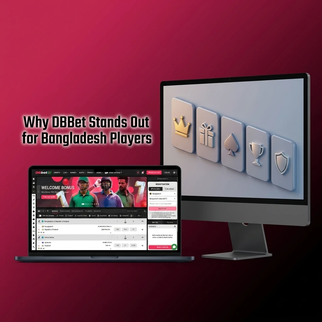 DBBet Bangladesh platform features local payments, cricket betting, 200% welcome bonus, and 24/7 Bengali support